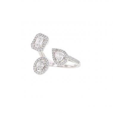 Messika My Twin ring in white gold and diamonds