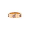 Cartier Love ring in pink gold,  sapphires and amethyst - 00pp thumbnail