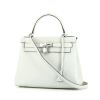 Bolso de mano Hermes Kelly 28 cm en cuero togo azul - 00pp thumbnail