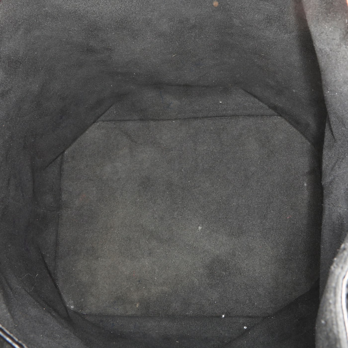 Bolso de mano Louis Vuitton petit Noé en cuero Epi negro - Detail D2