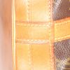 Bolso de mano Louis Vuitton grand Noé en lona Monogram marrón y cuero natural - Detail D3 thumbnail