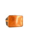 Sac à main Louis Vuitton grand Noé en toile monogram marron et cuir naturel - Detail D4 thumbnail