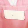 Bolso de mano Dior Vintage en lona Monogram rosa y blanca y plástico rosa - Detail D3 thumbnail