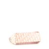 Bolso de mano Dior Vintage en lona Monogram rosa y blanca y plástico rosa - Detail D4 thumbnail