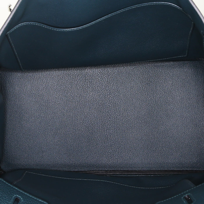 Hermès  Birkin 35 cm handbag  in green togo leather - Detail D2