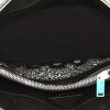 Saint Laurent Sac de jour Baby Bandana handbag in black leather and black canvas - Detail D3 thumbnail