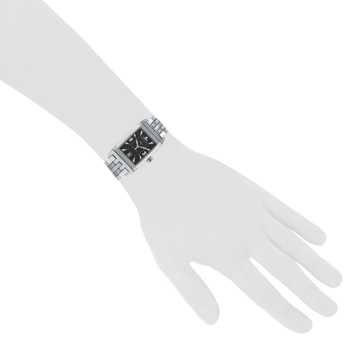 Orologio Jaeger Lecoultre Reverso Gran' Sport in acciaio Ref : 290860 Circa 2000 - Detail D1