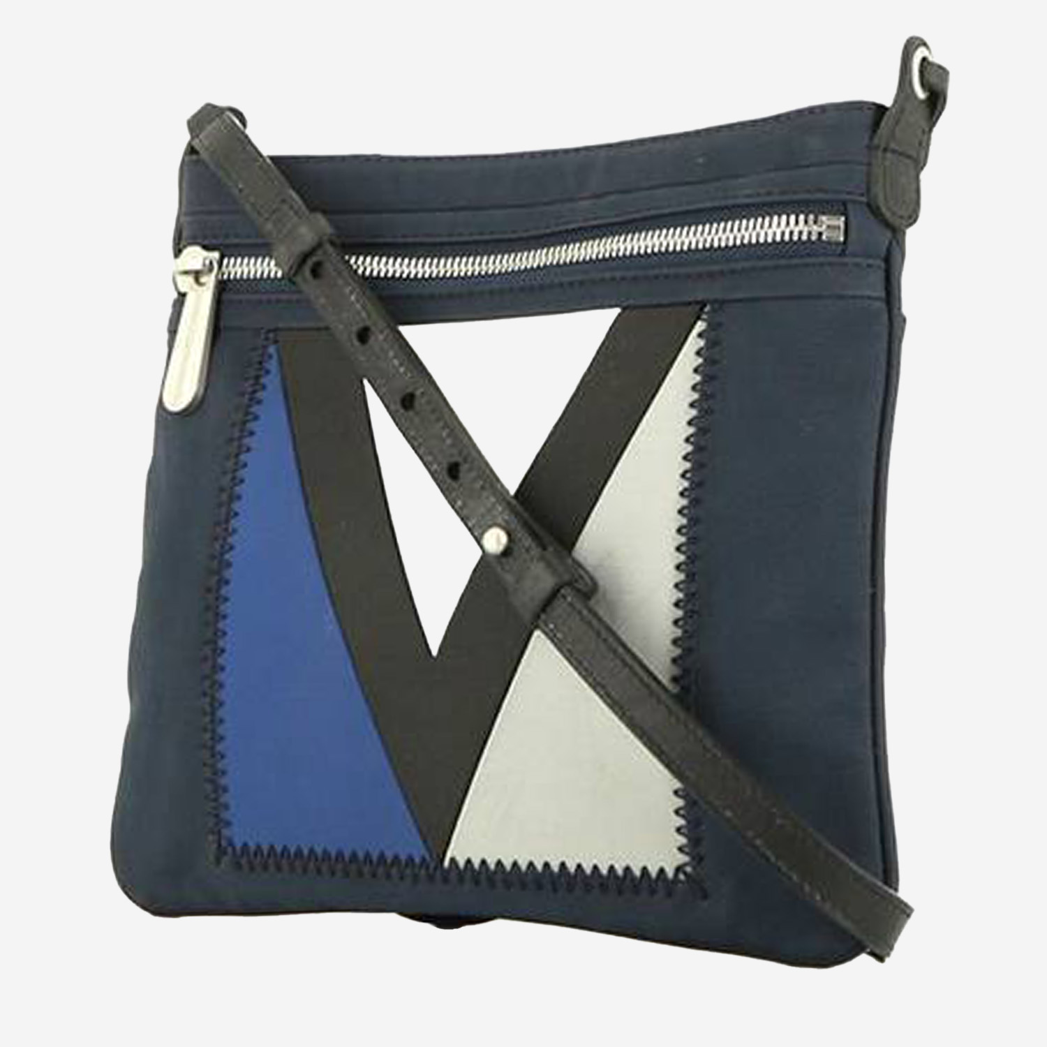 Louis Vuitton Genois shoulder bag in navy blue canvas
