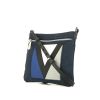 Bolso bandolera Louis Vuitton  Genois en lona azul marino - 00pp thumbnail