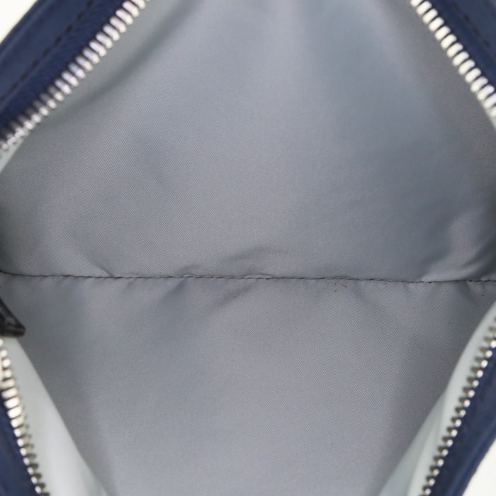 Louis Vuitton  Genois shoulder bag  in navy blue canvas - Detail D2