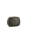 Hermes Picotin small handbag in dark brown togo leather - Detail D4 thumbnail