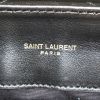Bolso bandolera Saint Laurent Loulou modelo mediano en cuero acolchado con motivos de espigas negro - Detail D4 thumbnail
