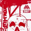 Shepard Fairey (OBEY GIANT) & Invader, "LA_56 / LOS ANGELES / 2002", serigraph on paper, stamp of the artists and numbered, edition of 2019 - Detail D1 thumbnail