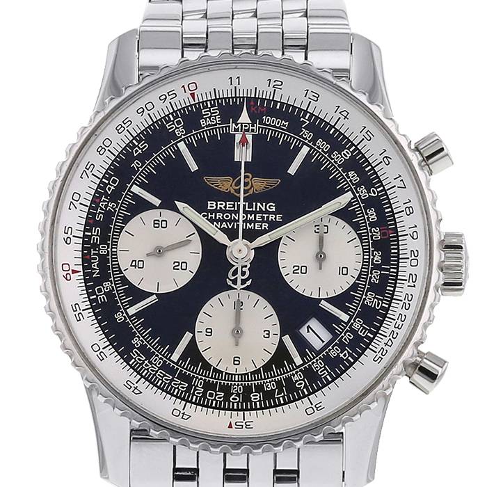 Breitling Navitimer watch in stainless steel Ref:  A23322 Circa  2000 - 00pp