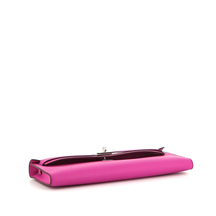 Pochette Hermès Kelly Cut in pelle Swift - Detail D4