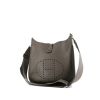 Hermes Evelyne small model shoulder bag in grey togo leather - 00pp thumbnail