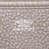 Borsa a tracolla Hermes Evelyne modello piccolo in pelle togo grigia - Detail D3 thumbnail