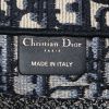 Shopping bag Dior Book Tote modello piccolo in tela monogram blu e beige - Detail D3 thumbnail