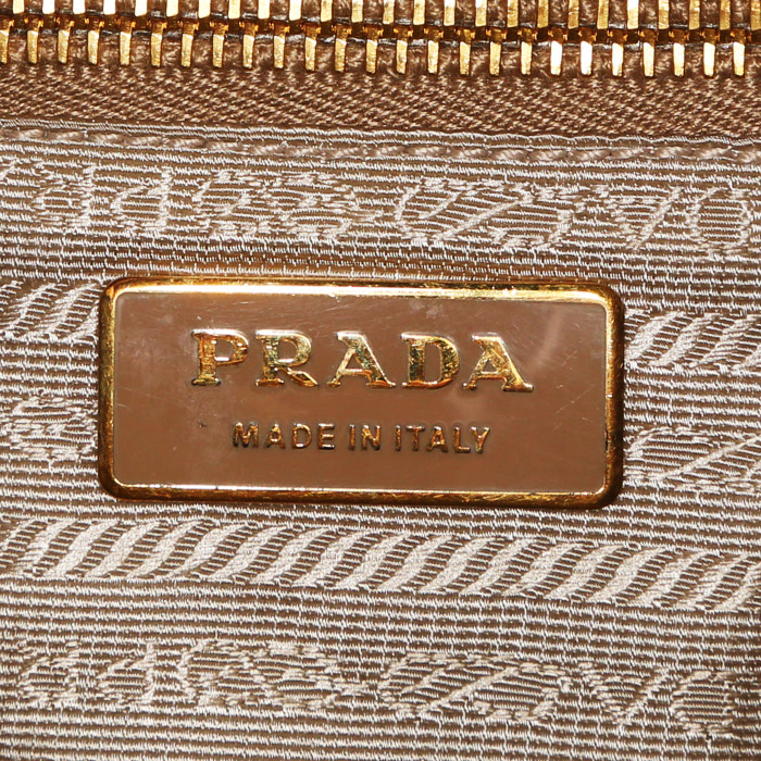 Pochette Prada in pitone dorato - Detail D3