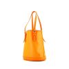 Bolso de mano Louis Vuitton Bucket en cuero Epi naranja - 00pp thumbnail