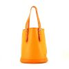 Bolso de mano Louis Vuitton Bucket en cuero Epi naranja - 360 thumbnail