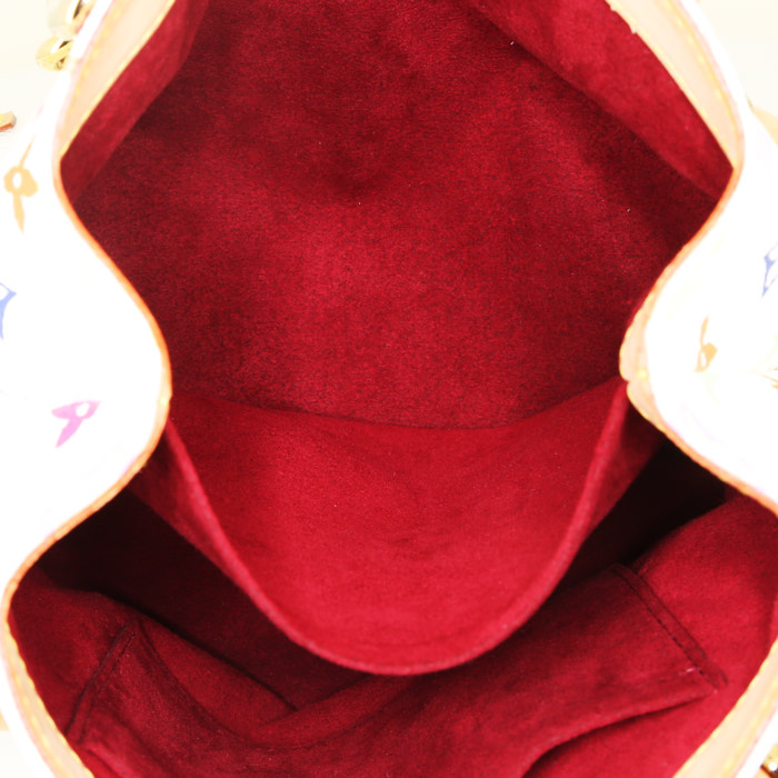 Bolso Cabás Louis Vuitton Audra Chain en lona Monogram multicolor y cuero natural - Detail D2