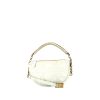Dior Hobo small model handbag in white quilted leather - 00pp thumbnail