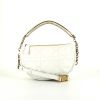 Dior Hobo small model handbag in white quilted leather - 360 thumbnail