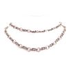 Hermès Noeud Marin long necklace in silver - 360 thumbnail