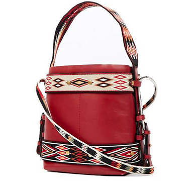 Borsa Dior Hobo Diorodéo in pelle bordeaux e tela multicolore