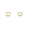 Paire de puces d'oreilles Tiffany & Co Open Heart petit modèle en or jaune - 00pp thumbnail