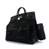 Hermes Haut à Courroies weekend bag in navy blue canvas and navy blue leather - 00pp thumbnail