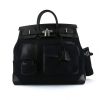 Hermes Haut à Courroies weekend bag in navy blue canvas and navy blue leather - 360 thumbnail