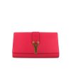 Yves Saint Laurent Chyc pouch in fuchsia leather - 360 thumbnail