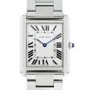 Cartier Tank Solo watch in stainless steel and stainless steel Ref:  3169 Circa  2000 - 00pp thumbnail
