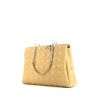 Shopping bag Dior Soft in pelle trapuntata beige cannage - 00pp thumbnail