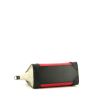 Sac bandoulière Celine Luggage nano en cuir tricolore rose noir et beige - Detail D5 thumbnail