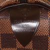 Louis Vuitton  Speedy 35 handbag  in ebene damier canvas  and brown leather - Detail D3 thumbnail