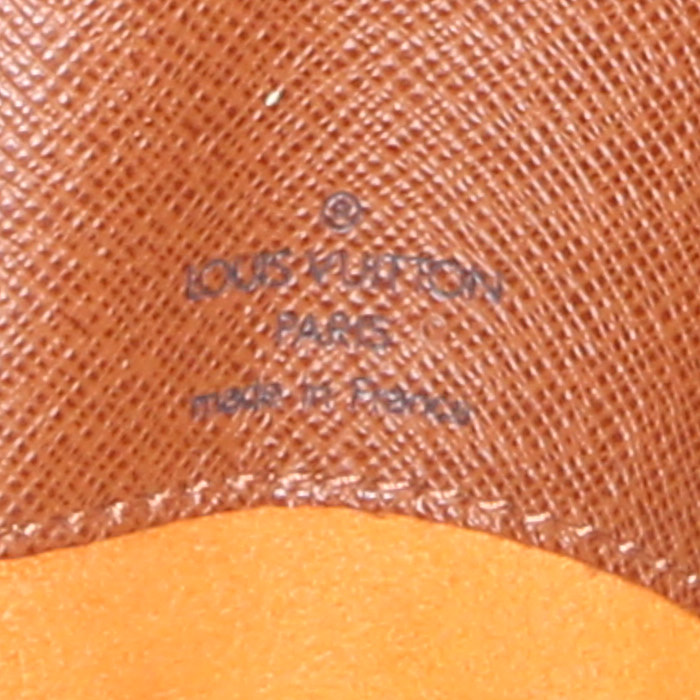 Sac besace Louis Vuitton Musette Salsa en toile monogram et cuir naturel - Detail D3