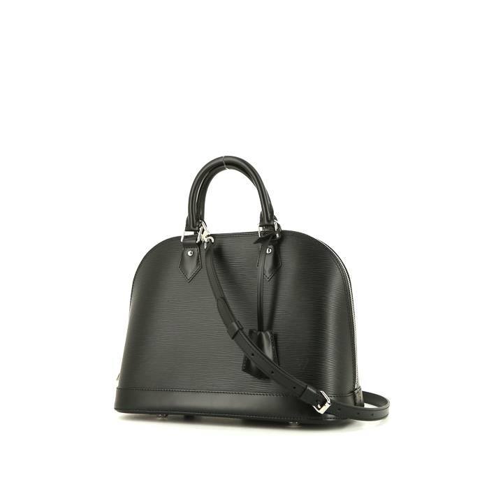 Louis Vuitton Alma Small Model Handbag in Black EPI Leather