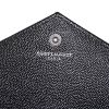 Saint Laurent  Cassandre shoulder bag  in black grained leather - Detail D3 thumbnail