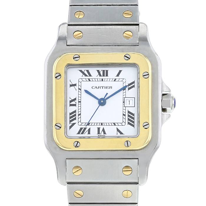 Cartier Santos watch in gold and stainless steel Ref:  2961 Circa  1990 - 00pp