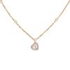 Messika Joy necklace in pink gold and diamonds - 00pp thumbnail