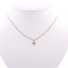 Messika Joy necklace in pink gold and diamonds - 360 thumbnail