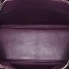 Hermès Bolide 31 cm handbag in purple Anemone Swift leather - Detail D4 thumbnail