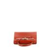 Hermès Kelly 28 cm handbag in brick red box leather - 360 Front thumbnail