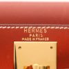 Hermès Kelly 28 cm handbag in brick red box leather - Detail D2 thumbnail