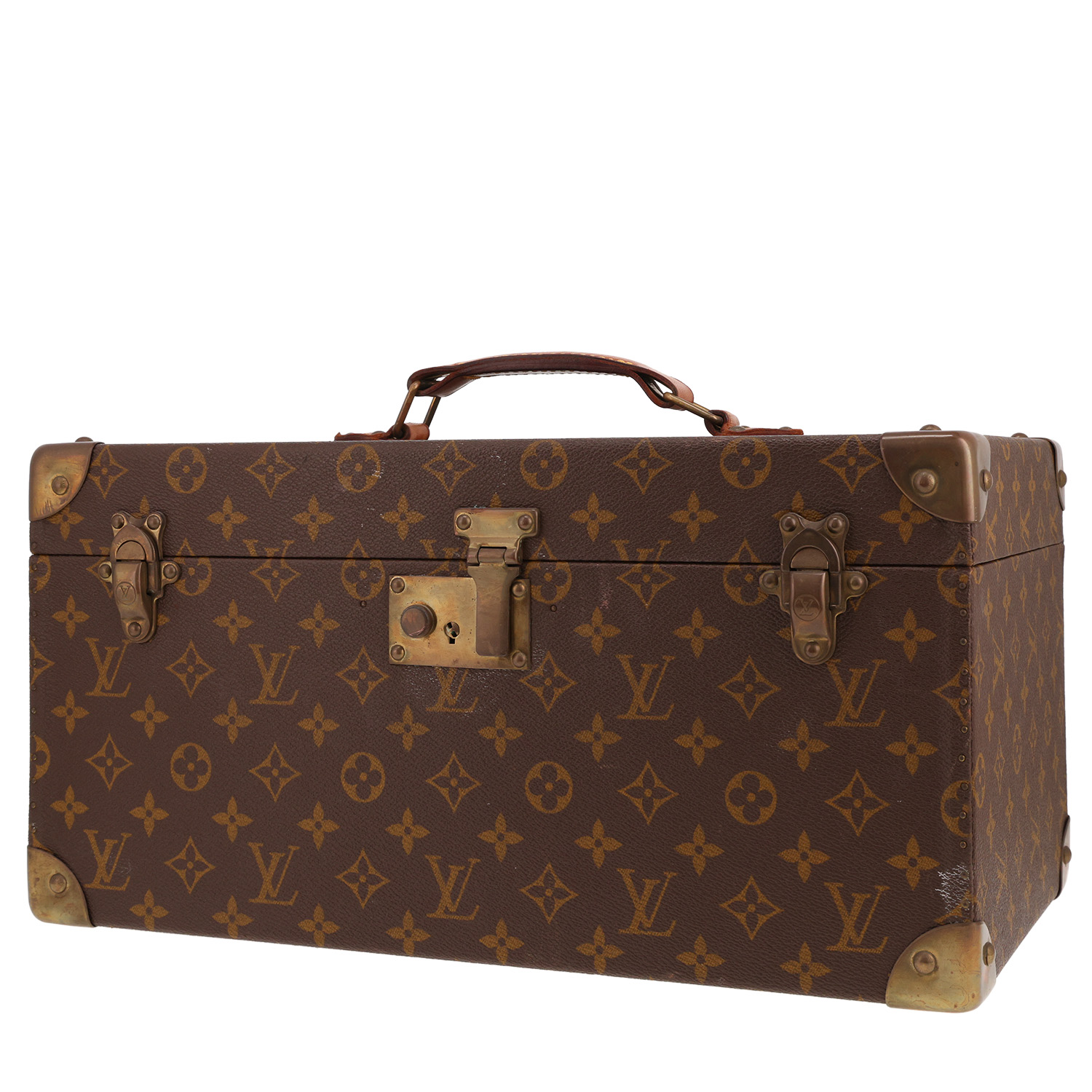 Louis Vuitton Vanity monogram cuir laiton doré occasion Louis Vuitton Vanity monogram cuir laiton doré occasion