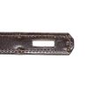 Hermes Monaco handbag in brown box leather - Detail D4 thumbnail