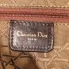 Bolso de mano Dior Lady Dior en cuero cannage marrón - Detail D4 thumbnail